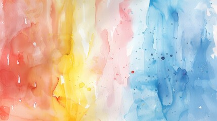 Wondrous watercolor: vibrant wet background illustration, perfect for artistic projects - obrazy, fototapety, plakaty