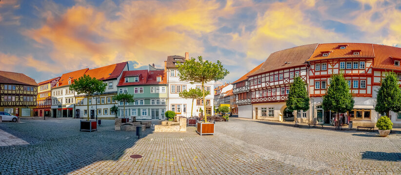 Altstadt, Bad Langensalza, Th&uuml;ringen, Deutschland 