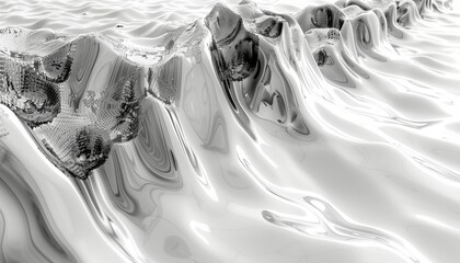 Technological Background: Lights, Beams, Code, Line Charts, and More