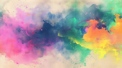 a multicolored painting an abstract painting abstract expressionism, matte background, vivid colors
