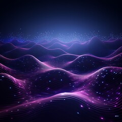 Khaki and purple waves background, in the style of technological art