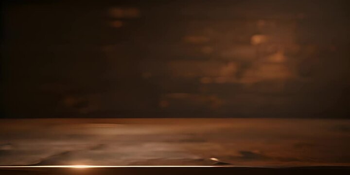 A wooden table with a dark background template mock up 4K Video