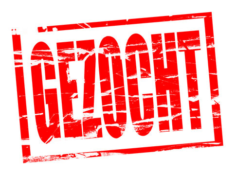 Gezocht  rubberen stempel effect.