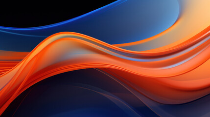 Naklejka premium Abstract blue red wave elegant background as wallpaper illustration 