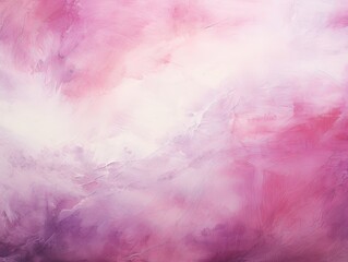 Magenta and white painting with abstract wave patterns