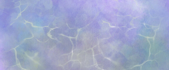 Light purple-blue background with white elements, stone, marble