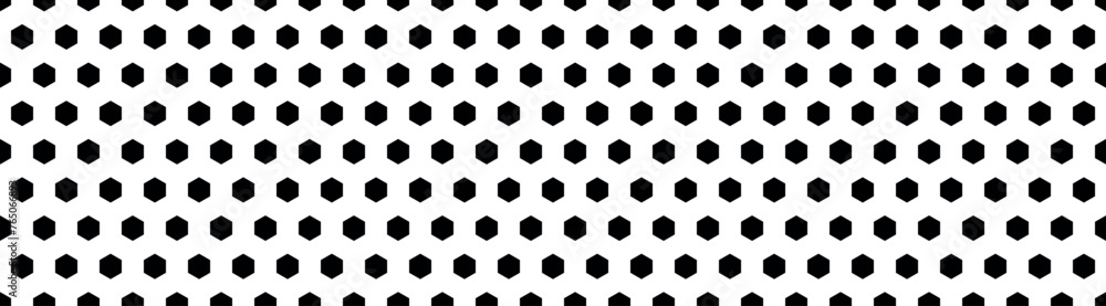 Poster hexagonal maze pattern abstract illustration. dark hexagon wallpaper or background. design element w