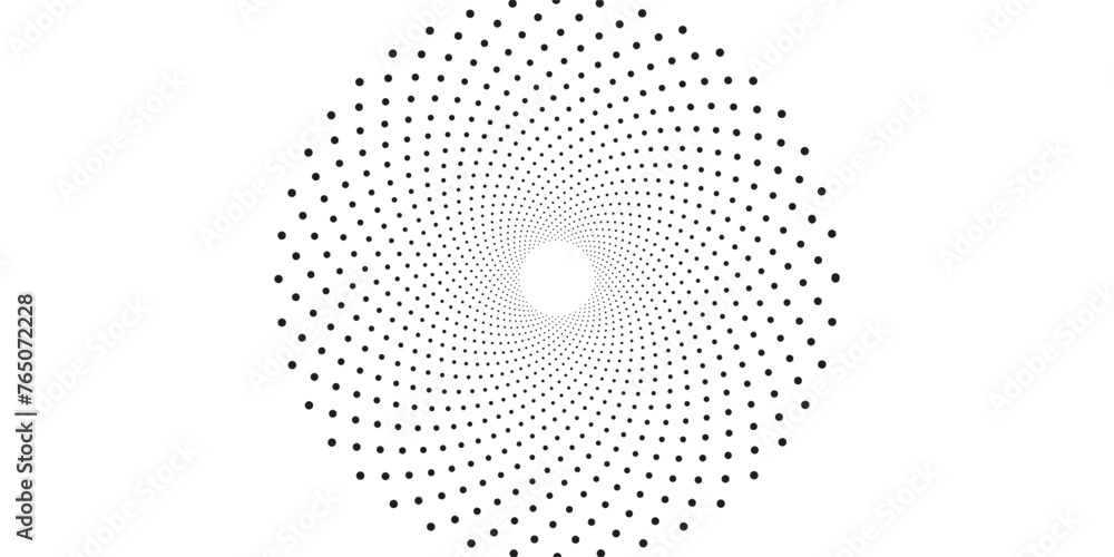 Poster background with monochrome dotted texture. polka dot pattern template vector dots