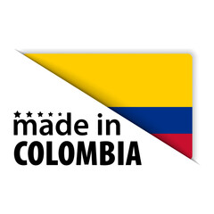 Made in Colombia graphic and label.