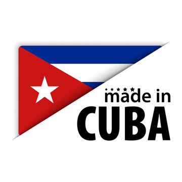 Made in Cuba graphic and label.