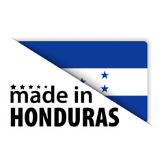 Made in Honduras graphic and label.