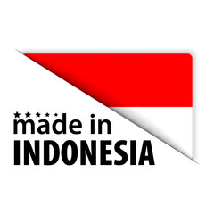 Made in Indonesia graphic and label.