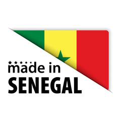 Made in Senegal graphic and label.