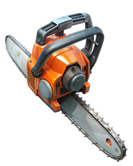 Chainsaw isolated on transparent background