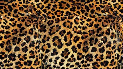 Leopard Pattern Texture. Generative AI