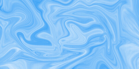 Abstract blue color liquid marble surfaces background design. ink backdrop with wavy pattern. modern background design with luxury cloth or liquid wave or wavy folds of grunge silk texture.