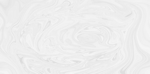 Abstract white and gray color liquid marble surfaces background design. ink backdrop with wavy pattern. modern background design with luxury cloth or liquid wave or wavy folds of grunge silk texture.