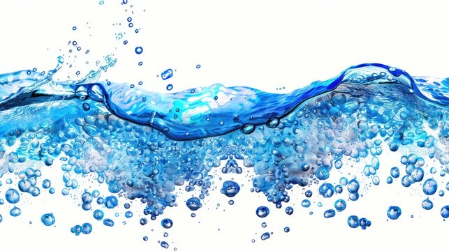 Refreshing Water Background. Generative AI