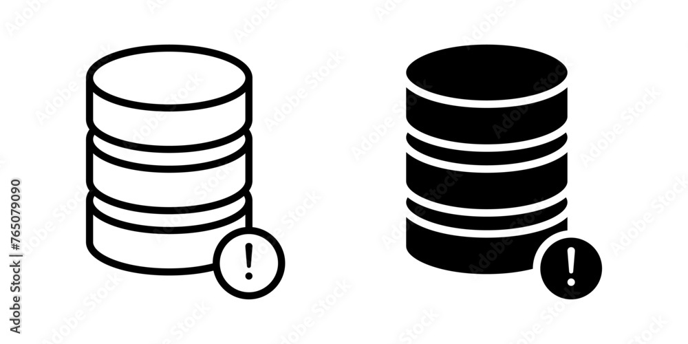 Poster database icon. for mobile concept and web design. vector illustration