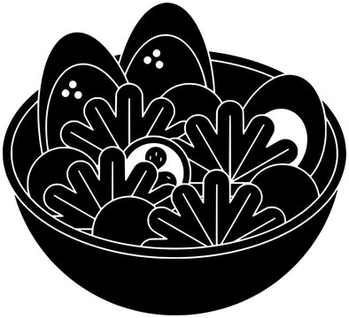 recommend clip art: recipe illustration cooking silhouette French logo food icon omelet outline Lamb Chops Lyonnaise Salad Cassoulet Potatoes Dauphinoise Poached Egg shape Arancini Italian Calzone for vector graphic