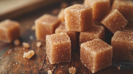 Sweet Cubes Display. Generative AI