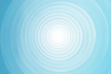 Soothing light blue radial gradient background, perfect for calming digital wallpapers and designs - abstract vector illustration