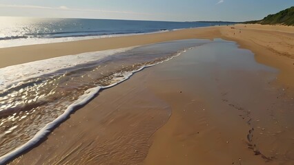 Beach in the valleys