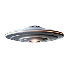 Flying saucer, ufo, uap isolated on transparent or white background