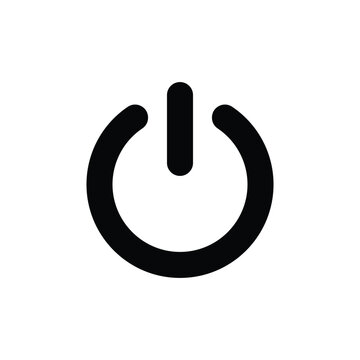 Shut down icon. Power icon Vector Illustration.
