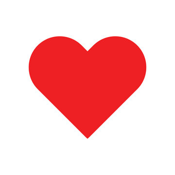 Love heart icons vector. heart symbol icon. 
