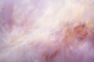 Mauve and white painting with abstract wave patterns - obrazy, fototapety, plakaty