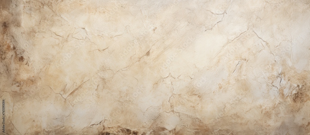 Poster a simplistic brown and white wall with a matching background, perfect for minimalistic design concep