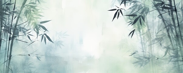 mint bamboo background with grungy texture