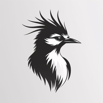 recommend clip art: Hoopoe Bird Head Vector Illustration With Background