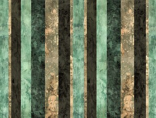 Mint strips and dark brown stripes wallpaper design