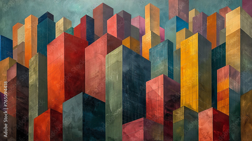 Aufkleber abstract colorful background