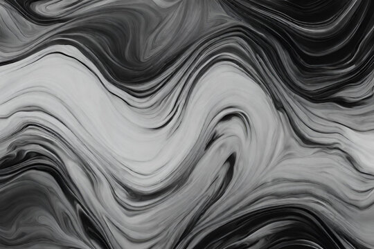 Abstract Gradient Smooth Blurred Marble Black Background Image