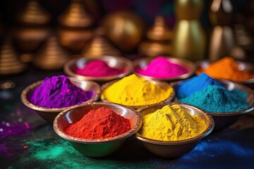 Holi Festival Indian colours