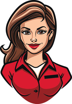 Tech Leader Female Mascot