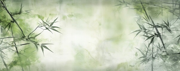 olive bamboo background with grungy texture