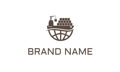 Boat Logo Design Template Vector Graphic Branding Element.