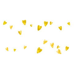 Valentine Day Offer. Beautiful Concept For Anniversary. Modern Frame. Golden Art Backdrop. Fashion Poster For Gift. Gold Special Design. Yellow Valentine Day Offer.