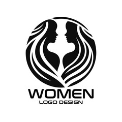 Women Vector Logo Design