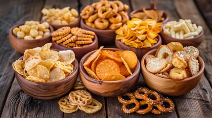 Salty snacks like pretzels, chips, and crackers are unhealthy for your body. They're high in fast carbohydrates and can cause problems with your weight, skin, heart, and teeth.