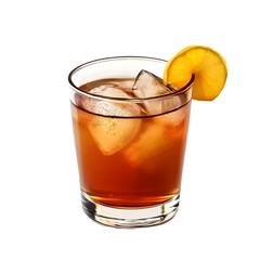 An Isolated Rum Hot Toddy Cocktail Drink, Transparent Background, PNG