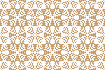 Luxury and stylish geometric circle pattern design with seamless concentric circles. Abstract modern texture. sophisticated repeating decorative vector illustration for elegant wallpaper, textile