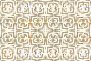Luxury and stylish geometric circle pattern design with seamless concentric circles. Abstract modern texture. sophisticated repeating decorative vector illustration for elegant wallpaper, textile