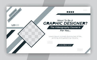 Attractive YouTube thumbnail design for any videos.