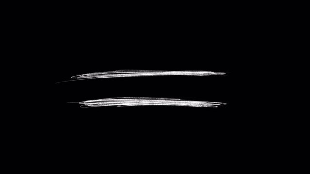 Hand drawn animated check marks. Video clip with alpha channel.