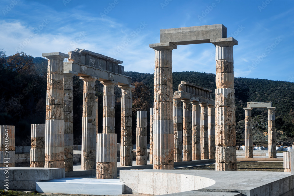 Wall mural the palace of aigai following 16 years of restoration, vergina